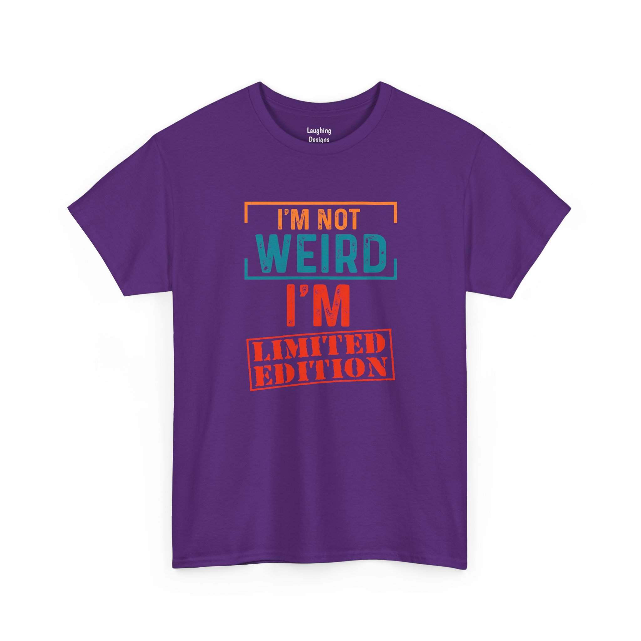 I’m Not Weird I’m Limited Edition T-Shirt in Purple.